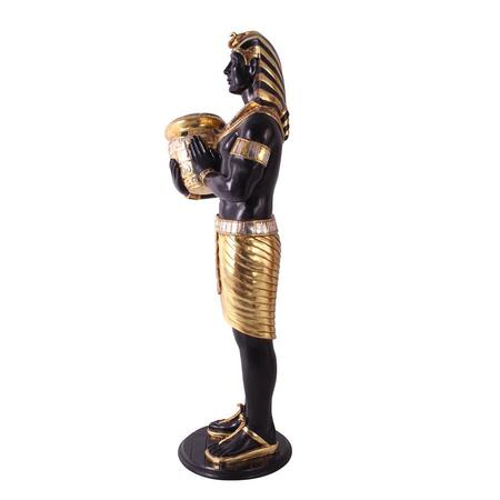 Design Toscano Guardian Asar: Egyptian Wine Holder Statue NE97375